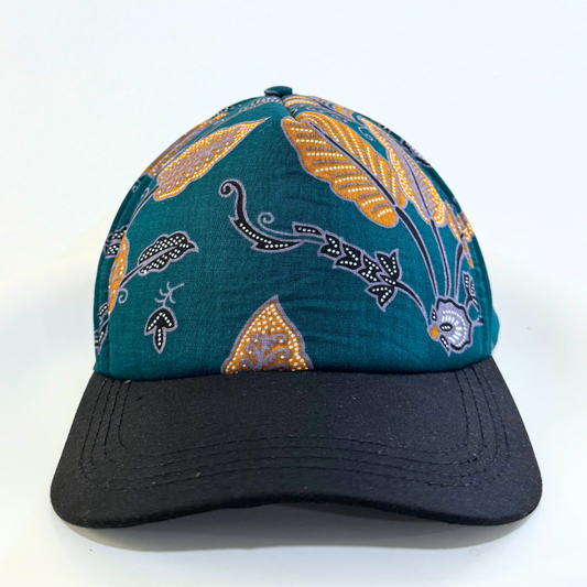 BATIK BOSS CAP [TEAL/BLACK]