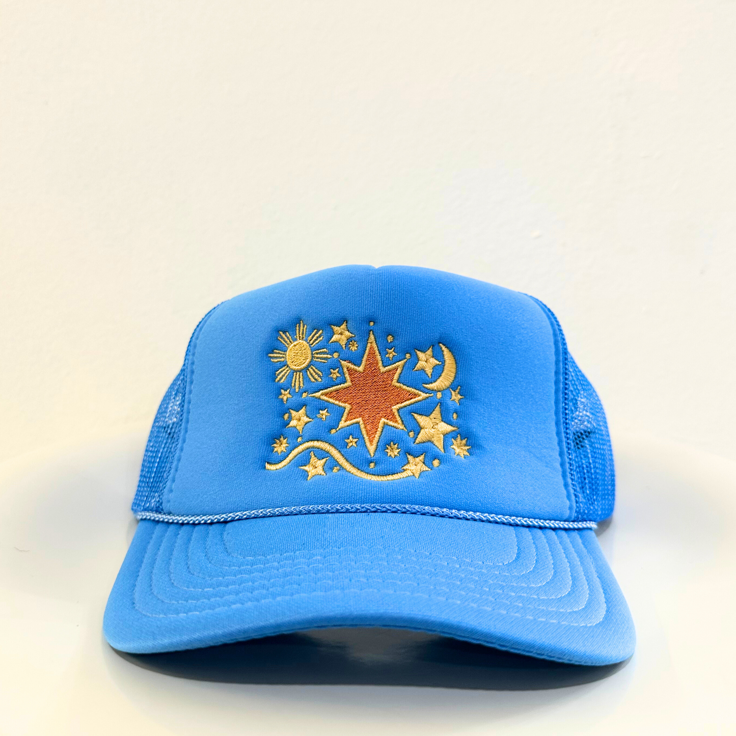 STARBURST TRUCKER [GOLD/BABY BLUE]