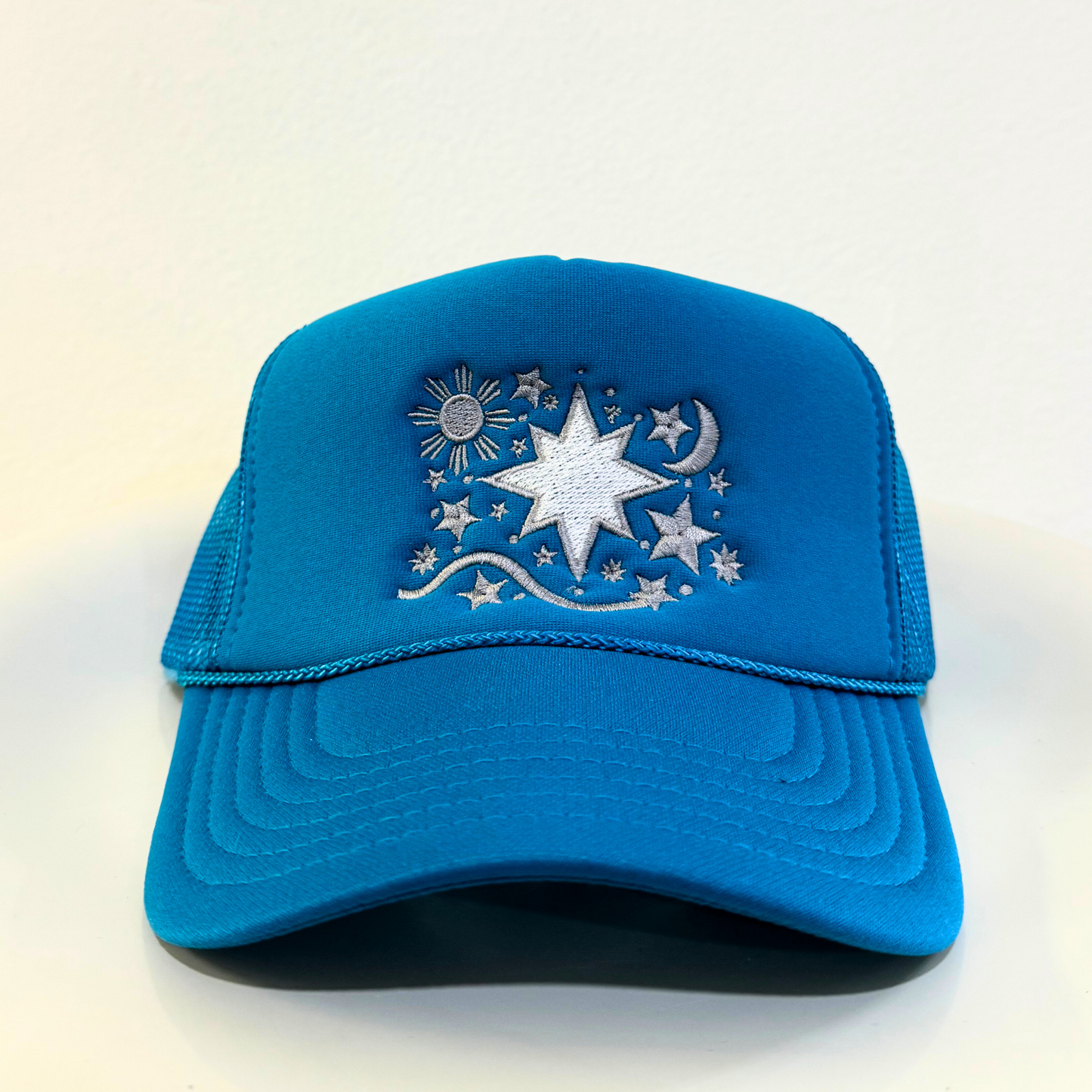 FILIPINO STARBURST TRUCKER [TEAL/SILVER]