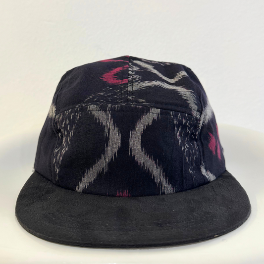 BATIK 5-PANEL SHORT BRIM [BLACK]