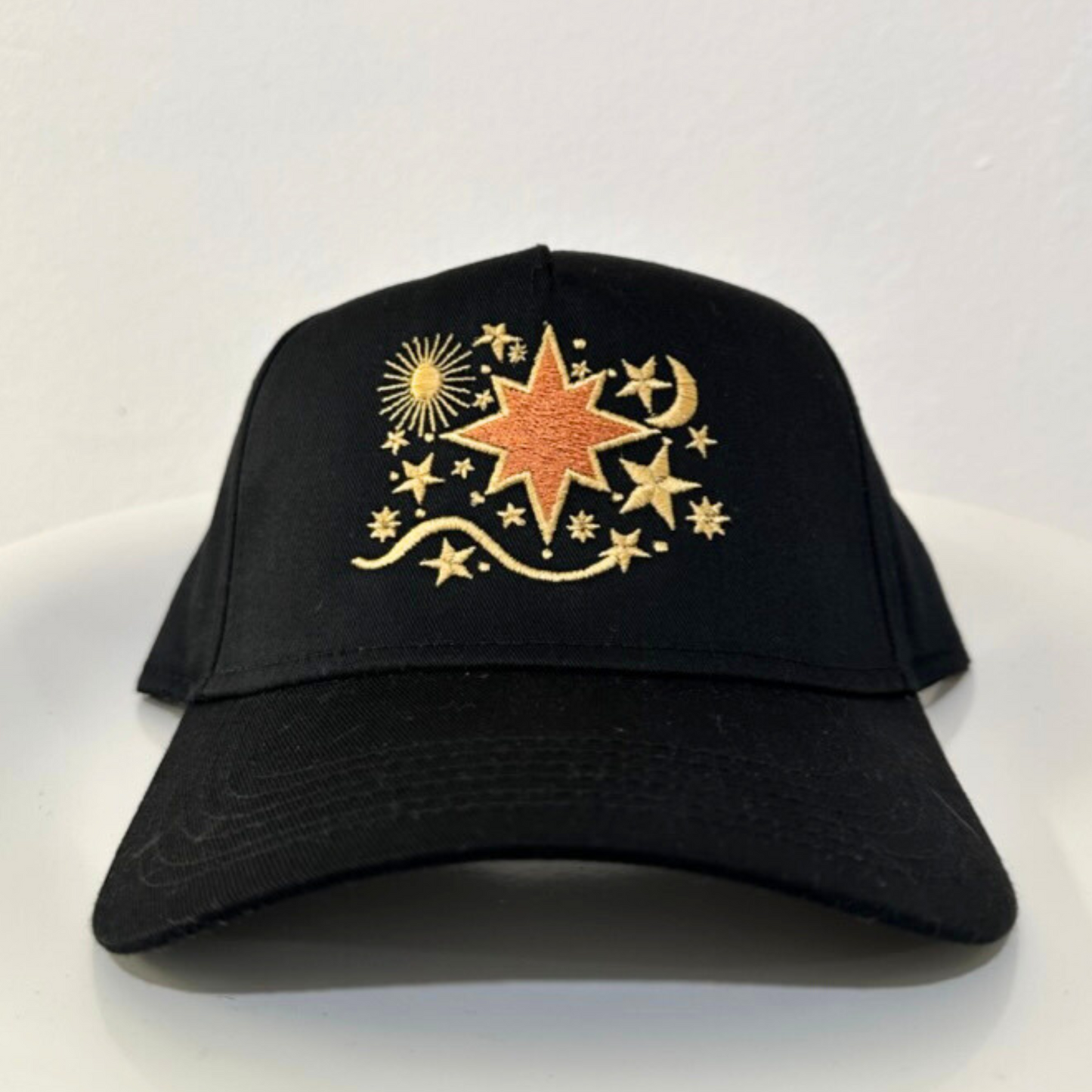 STARBURST DAD CAP [BLACK]