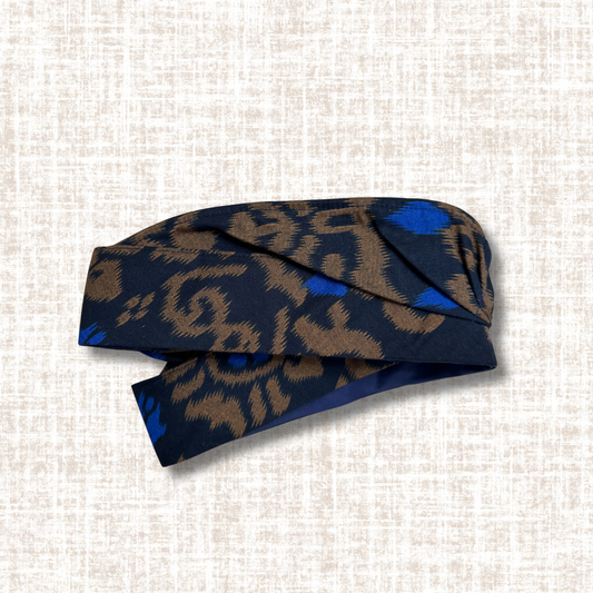 HEADWRAP [BLUE/GOLD]